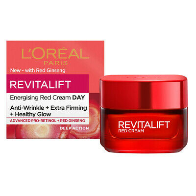 LOREAL REVITALIFT RED CREAM ANTI-WRINKLE EXTRA-FIRMING HEALTHY GLOW 50 mL
